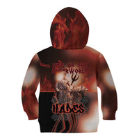Ancient Greek Hades Kid Hoodie King Of The Underworld - Wonder Print Shop