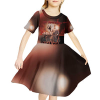 Ancient Greek Hades Kid Short Sleeve Dress King Of The Underworld - Wonder Print Shop