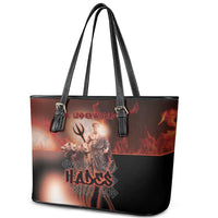 Ancient Greek Hades Leather Tote Bag King Of The Underworld - Wonder Print Shop