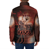 Ancient Greek Hades Padded Jacket King Of The Underworld - Wonder Print Shop