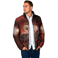 Ancient Greek Hades Padded Jacket King Of The Underworld - Wonder Print Shop