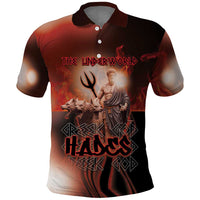 Ancient Greek Hades Polo Shirt King Of The Underworld - Wonder Print Shop
