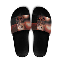 Ancient Greek Hades Slide Sandals King Of The Underworld - Wonder Print Shop