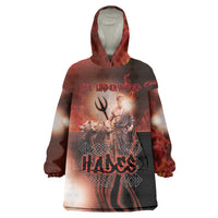 Ancient Greek Hades Wearable Blanket Hoodie King Of The Underworld - Wonder Print Shop