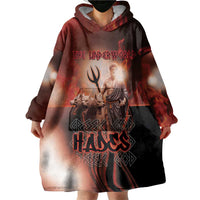 Ancient Greek Hades Wearable Blanket Hoodie King Of The Underworld - Wonder Print Shop