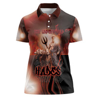 Ancient Greek Hades Women Polo Shirt King Of The Underworld - Wonder Print Shop