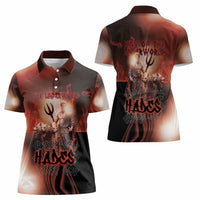 Ancient Greek Hades Women Polo Shirt King Of The Underworld - Wonder Print Shop