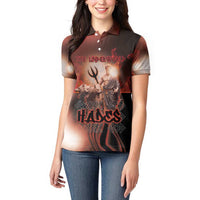 Ancient Greek Hades Women Polo Shirt King Of The Underworld - Wonder Print Shop
