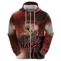 Ancient Greek Hades Zip Hoodie King Of The Underworld - Wonder Print Shop