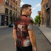 Ancient Greek Hades Zipper Polo Shirt King Of The Underworld - Wonder Print Shop