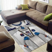 Personalized Astronaut Area Rug Space Diving Suit - Wonder Print Shop