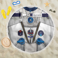 Personalized Astronaut Beach Blanket Space Diving Suit - Wonder Print Shop