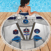 Personalized Astronaut Beach Blanket Space Diving Suit - Wonder Print Shop