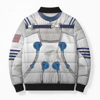 Personalized Astronaut Bomber Puffer Jacket Space Diving Suit - Wonder Print Shop