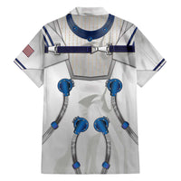 Personalized Astronaut Family Matching Short Sleeve Bodycon Dress and Hawaiian Shirt Space Diving Suit - Wonder Print Shop
