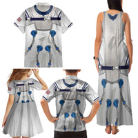 Personalized Astronaut Family Matching Tank Maxi Dress and Hawaiian Shirt Space Diving Suit - Wonder Print Shop