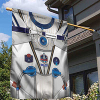 Personalized Astronaut Garden Flag Space Diving Suit - Wonder Print Shop