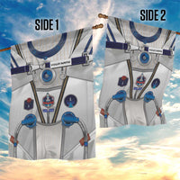 Personalized Astronaut Garden Flag Space Diving Suit - Wonder Print Shop