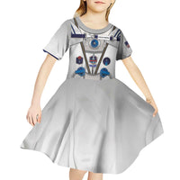 Personalized Astronaut Kid Short Sleeve Dress Space Diving Suit - Wonder Print Shop