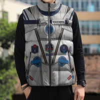 Personalized Astronaut Sleeveless Puffer Jacket Space Diving Suit - Wonder Print Shop