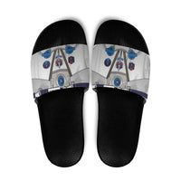 Personalized Astronaut Slide Sandals Space Diving Suit - Wonder Print Shop