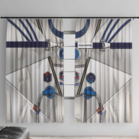 Personalized Astronaut Window Curtain Space Diving Suit - Wonder Print Shop