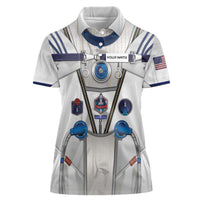 Personalized Astronaut Women Polo Shirt Space Diving Suit - Wonder Print Shop