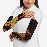 Montenegro Arm Sleeves Coat Of Arms Fire Style - Wonder Print Shop