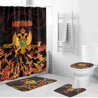 Montenegro Bathroom Set Coat Of Arms Fire Style - Wonder Print Shop