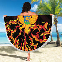 Montenegro Beach Blanket Coat Of Arms Fire Style - Wonder Print Shop