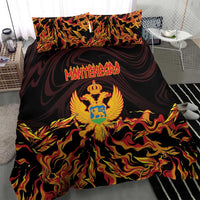 Montenegro Bedding Set Coat Of Arms Fire Style - Wonder Print Shop
