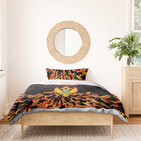 Montenegro Bedding Set Coat Of Arms Fire Style - Wonder Print Shop
