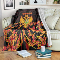 Montenegro Blanket Coat Of Arms Fire Style - Wonder Print Shop