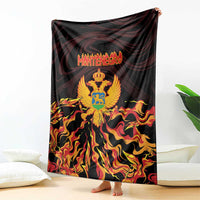 Montenegro Blanket Coat Of Arms Fire Style - Wonder Print Shop