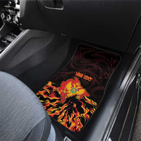Montenegro Car Mats Coat Of Arms Fire Style - Wonder Print Shop