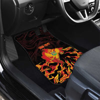 Montenegro Car Mats Coat Of Arms Fire Style - Wonder Print Shop