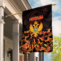 Montenegro Garden Flag Coat Of Arms Fire Style - Wonder Print Shop