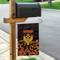 Montenegro Garden Flag Coat Of Arms Fire Style - Wonder Print Shop