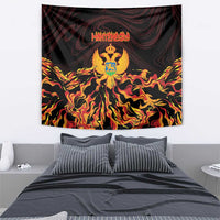 Montenegro Tapestry Coat Of Arms Fire Style - Wonder Print Shop