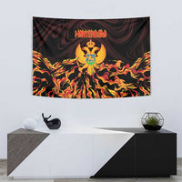 Montenegro Tapestry Coat Of Arms Fire Style - Wonder Print Shop