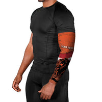 Netherlands Arm Sleeves Lion With Daisy Flower - Wonder Print Shop