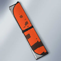 Netherlands Auto Sun Shade Lion With Daisy Flower - Wonder Print Shop
