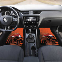 Netherlands Car Mats Lion With Daisy Flower - Wonder Print Shop