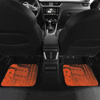 Netherlands Car Mats Lion With Daisy Flower - Wonder Print Shop