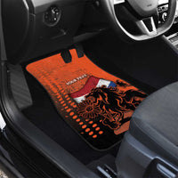 Netherlands Car Mats Lion With Daisy Flower - Wonder Print Shop