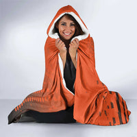 Netherlands Hooded Blanket Lion With Daisy Flower - Wonder Print Shop