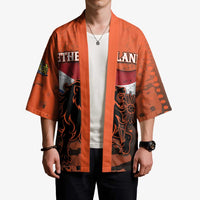 Personalized Netherlands Kimono Lion With Daisy Flower - Wonder Print Shop