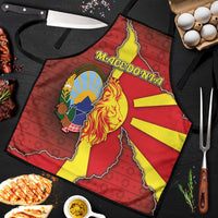 North Macedonia Apron National Emblem With Lion - Wonder Print Shop