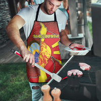 North Macedonia Apron National Emblem With Lion - Wonder Print Shop