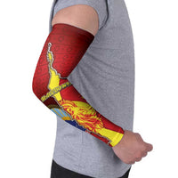 North Macedonia Arm Sleeves National Emblem With Lion - Wonder Print Shop